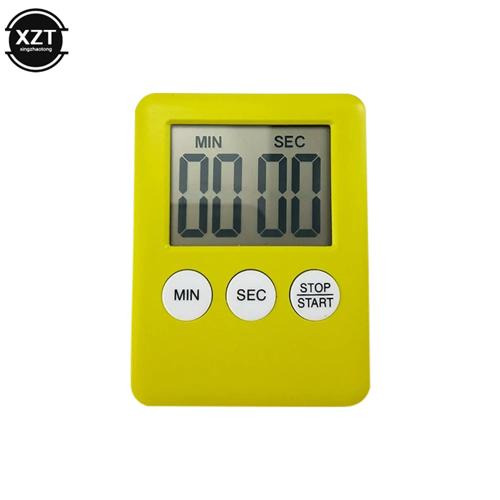 Magnetic Kitchen Timer Digital Cooking Baking LCD Count Down Up Loud Alarm Countdown Alarm Magnet Clock Sleep Clock Kitchen Sup
